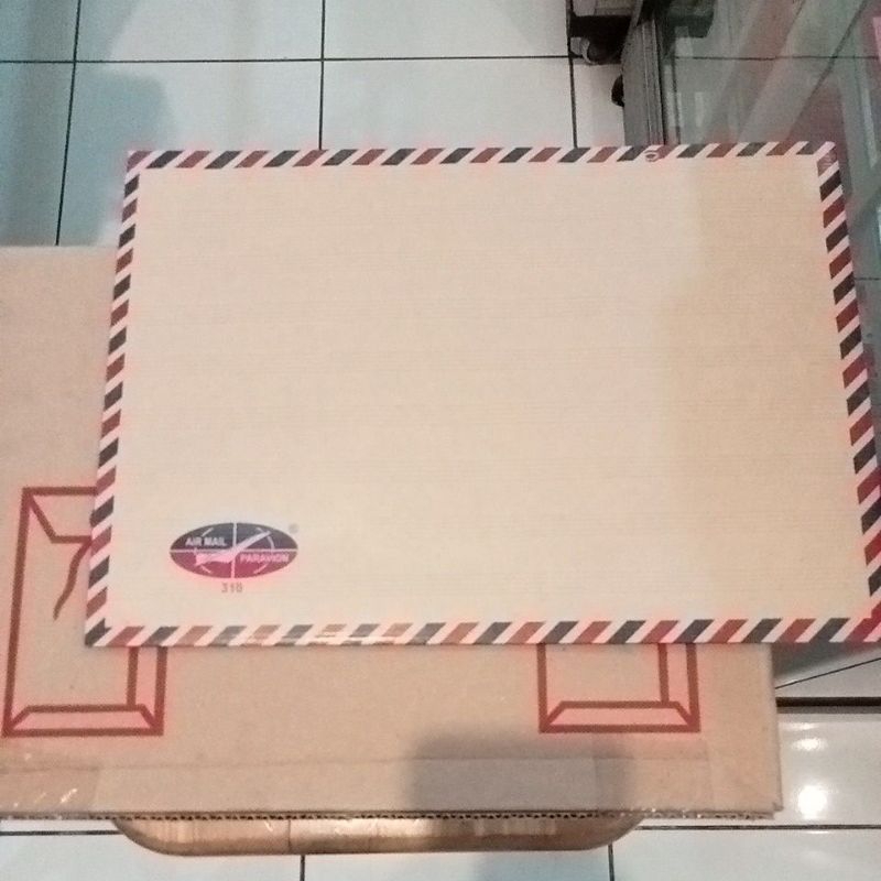 

amplop coklat airmail tali no 310