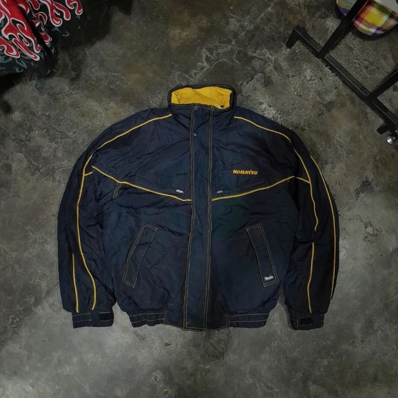 KOMATSU EXJET BOMBER JACKET BLACK