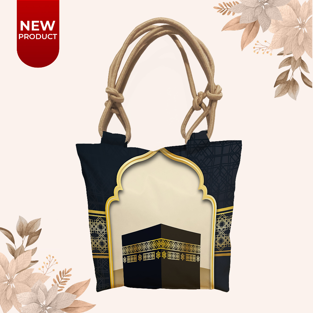 Totebag Tali Sumbu Tas Custom  Souvenir Haji Umroh dan acara lainnya