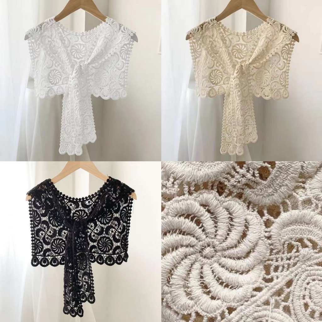 Kerah Palsu/Fake Collar/renda Kerah/Kerah Instan