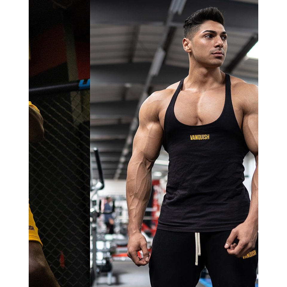 SINGLET OLAHRAGA VANQUISH GYM PRIA BX6