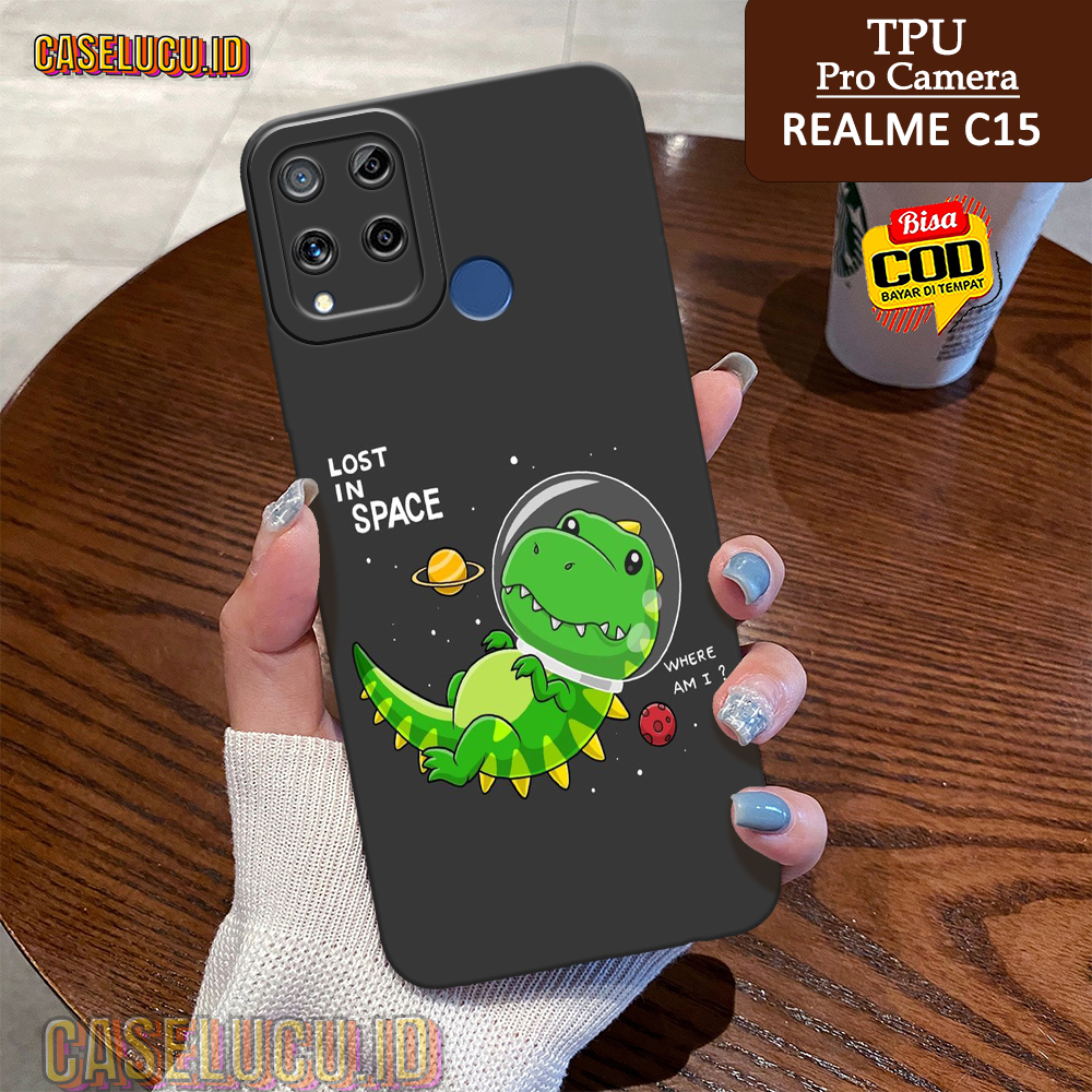 Casing Hp Realme C15 Terbaru - Fashion Case Kartun - Case Realme C15 - Soft Case Hp Realme C15 - Kes