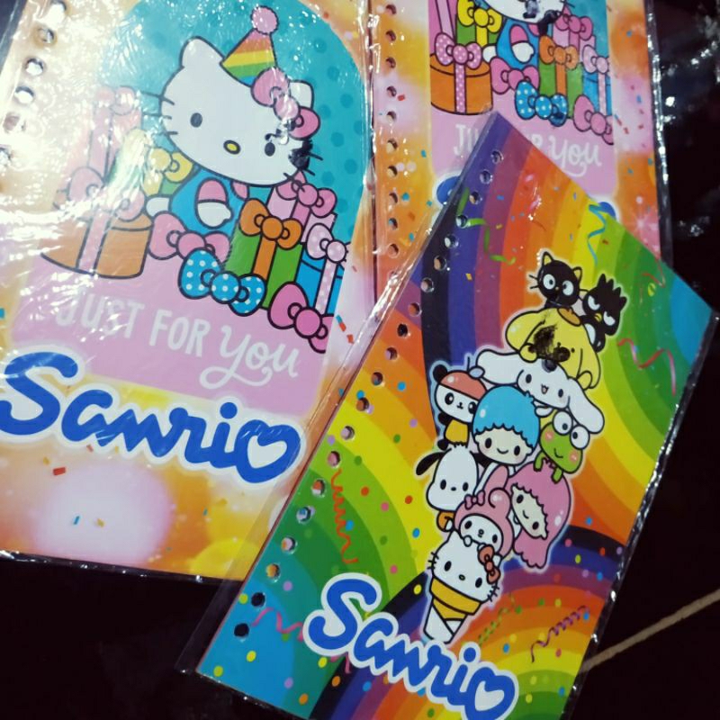 

Isi Binder SANRIO A5 Binder Refill kuromi Cinnamoroll hello kitty
