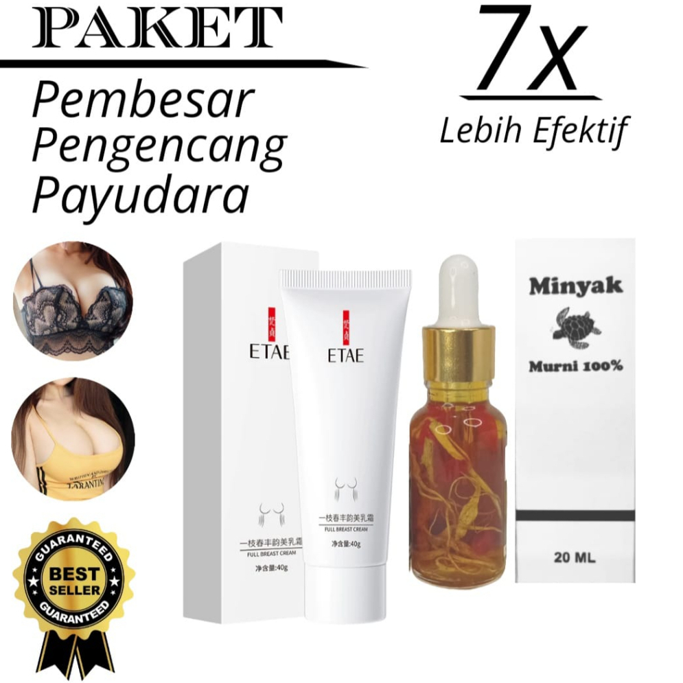 TRS A1 BISA COD PAKET ETAE Cream + Mindyak Bulues Pembesar Pengencang payudara ampuh permanen origin