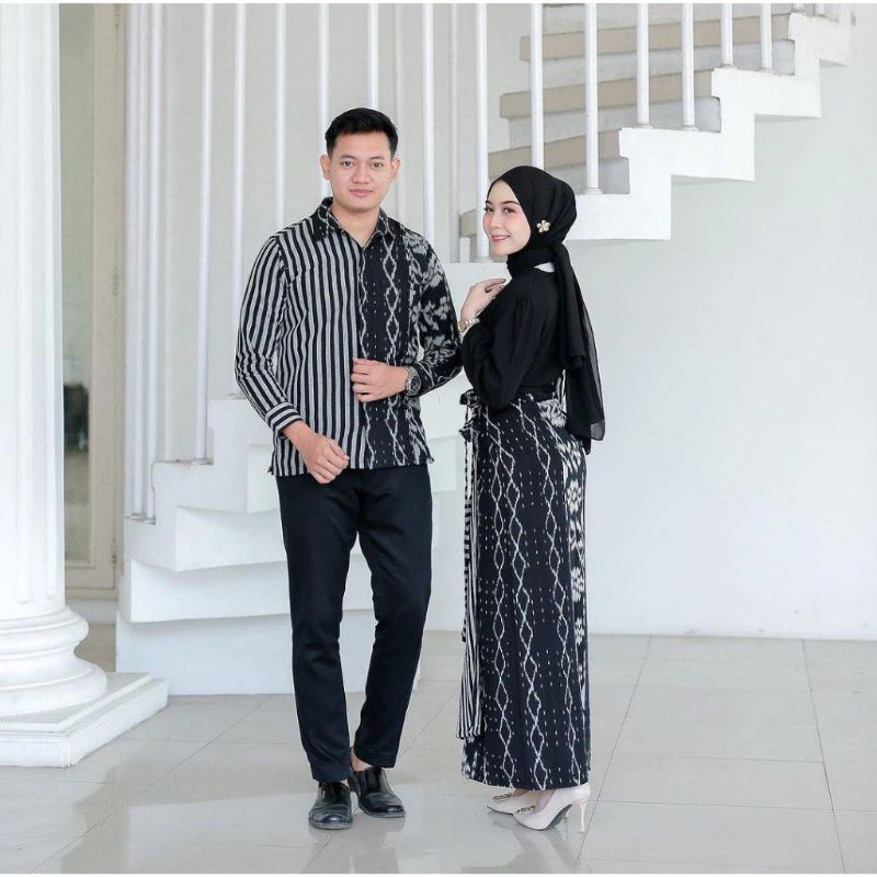 COUPLE TENUN - TENUN ETNIK - SET COUPLE TENUN - BAJU COUPLE TENUN - TENUN TROSO  - SET TENUN COUPLE