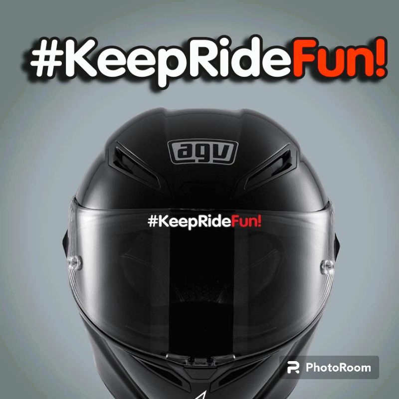 sticker helm #keep ride fun