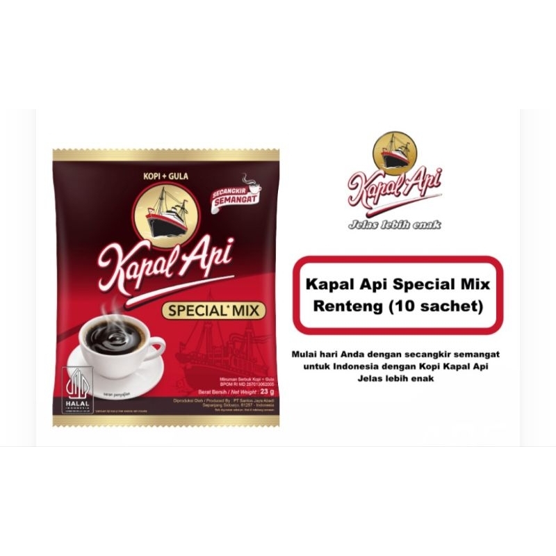 

Kapal Api Special Mix Renteng / 10 Sachets @23gr