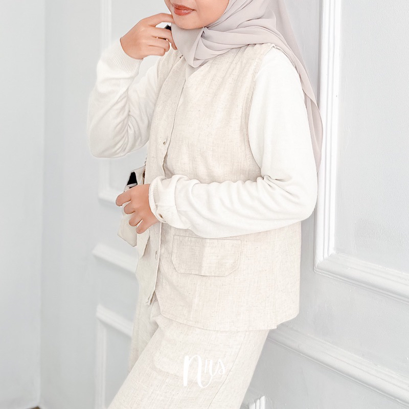 one set (vest dan celana)