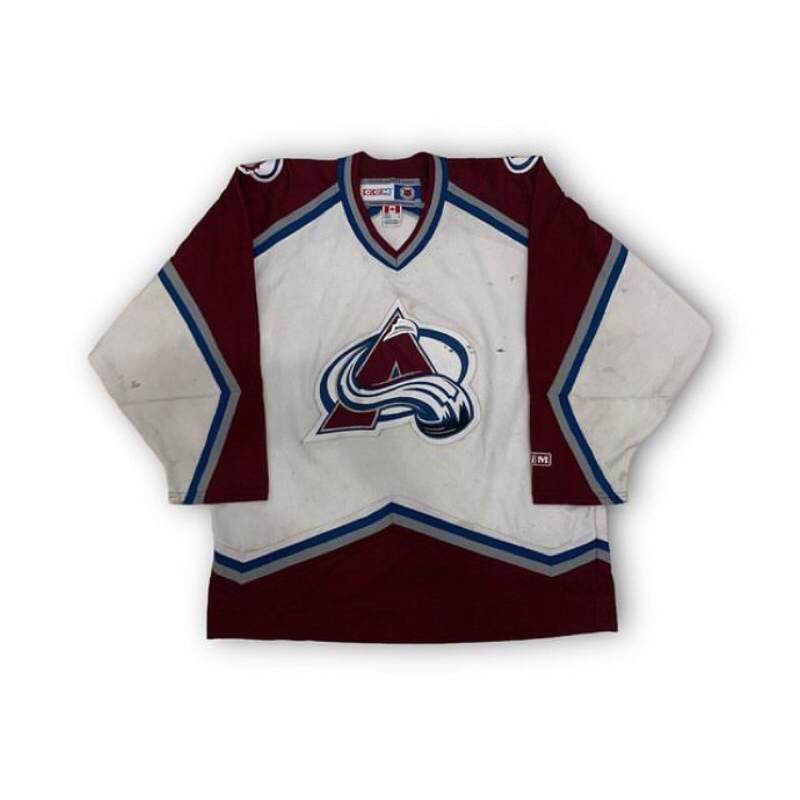 Jersey vtg nhl ccm colorado avalanche made in canada