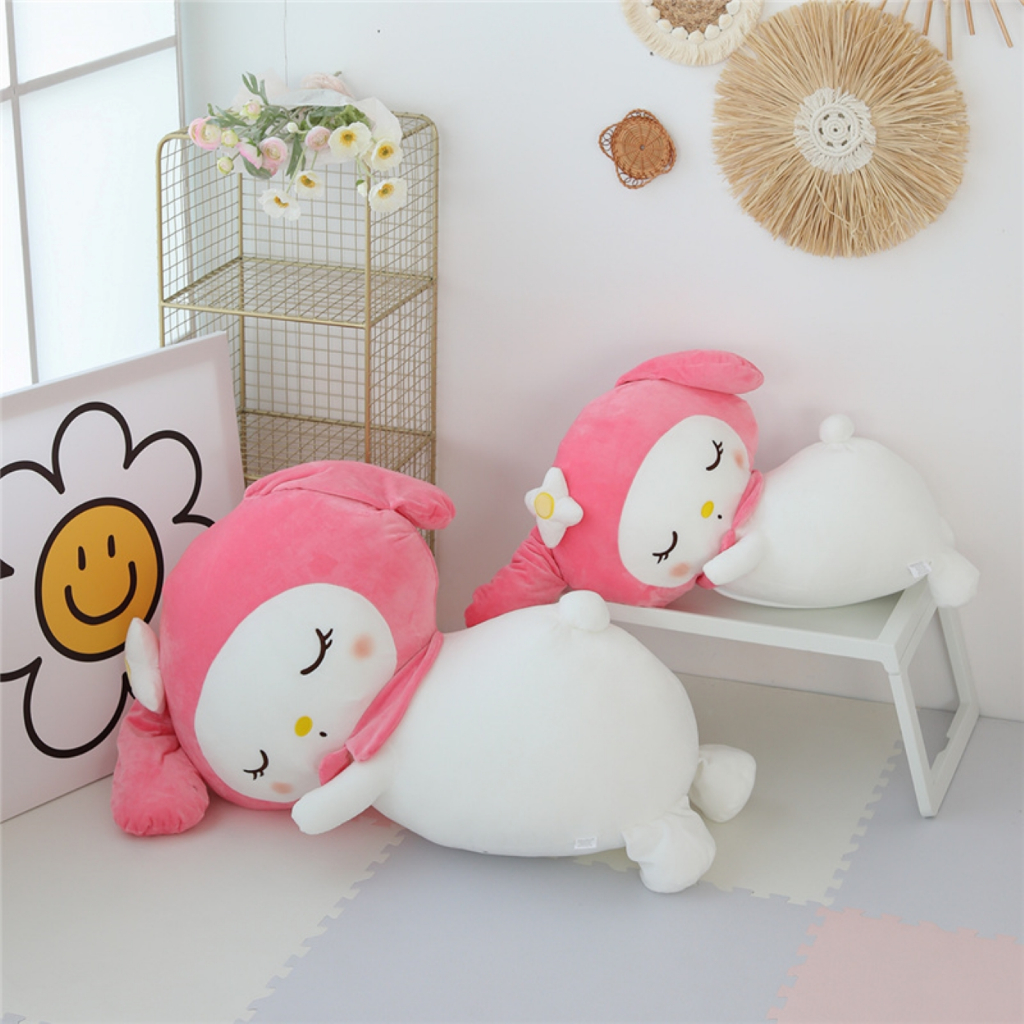 Boneka Cinnamoroll Kuromi My Melody Cushion Pillow Karakter Anime Bahan Halus Lembut Sni