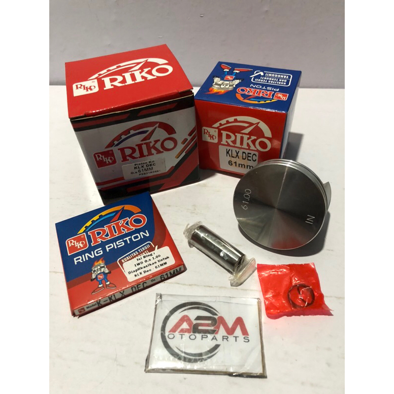 PISTON KIT BORE UP  DEC KLX S 60-66MM /PISTON SET RING KAWASAKI KLX BORE UP RIKO