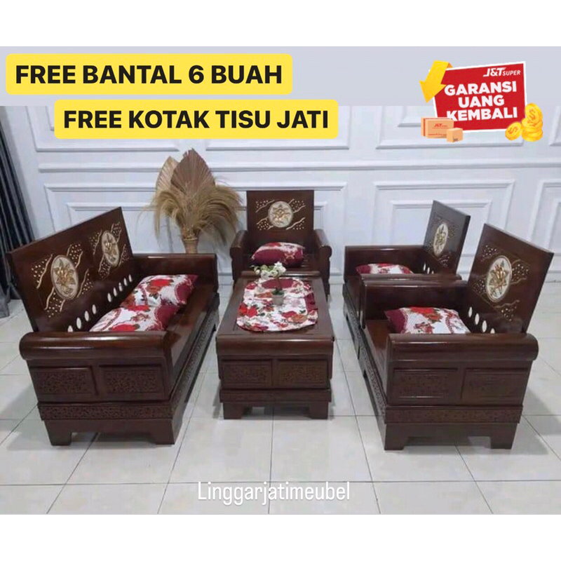 Kursi Ruang Tamu Jati Gelung 2111