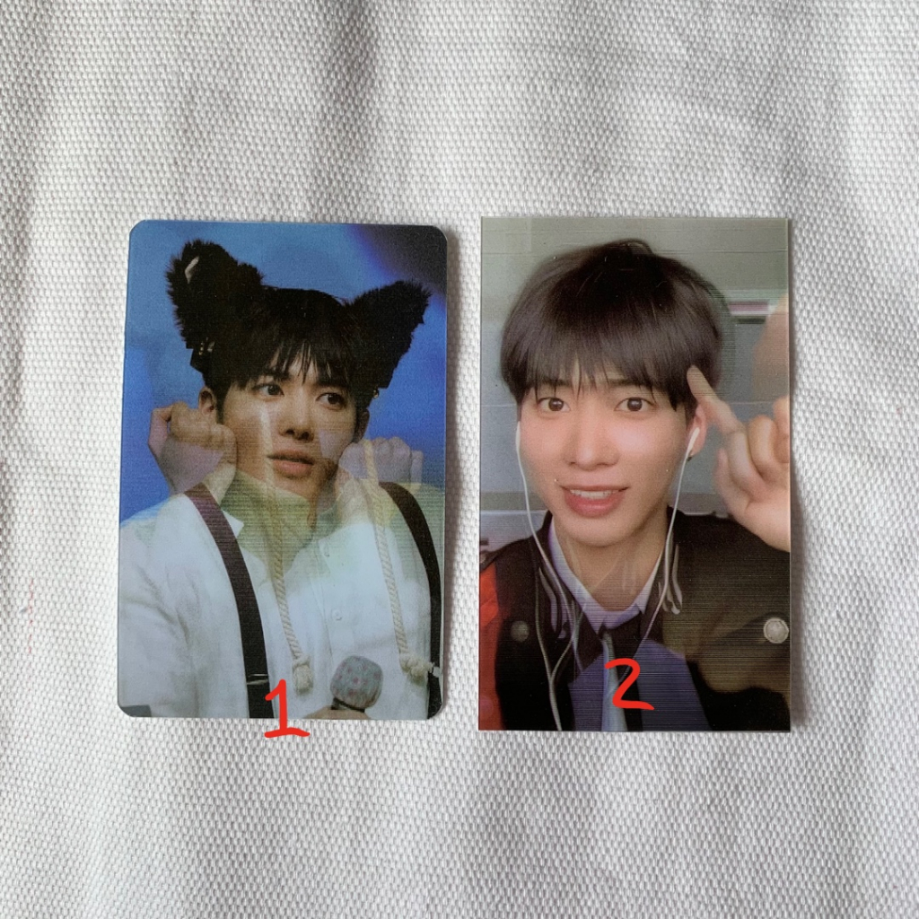 TXT unoff fansite/ fanmerch Taehyun from birthday cafe korea Tomorrow x Together lenticular card