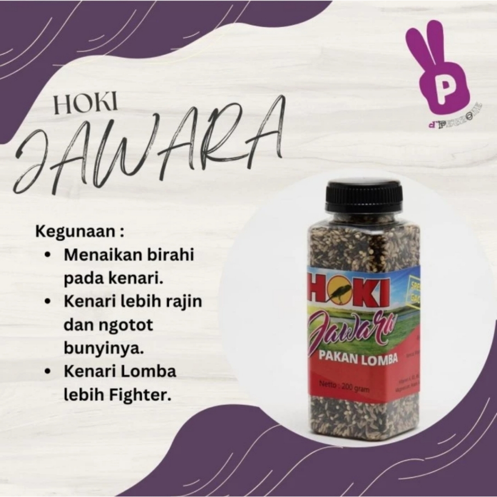PAKAN HOKI JAWARA PAKAN KENARI LOMBA