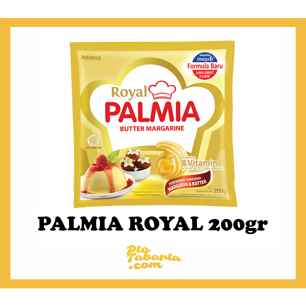 

Royal Palmia Butter Margarin 200gr / Mentega Halal / Palmia Royal Mentega Margarin / Margarine / Instant Makassar