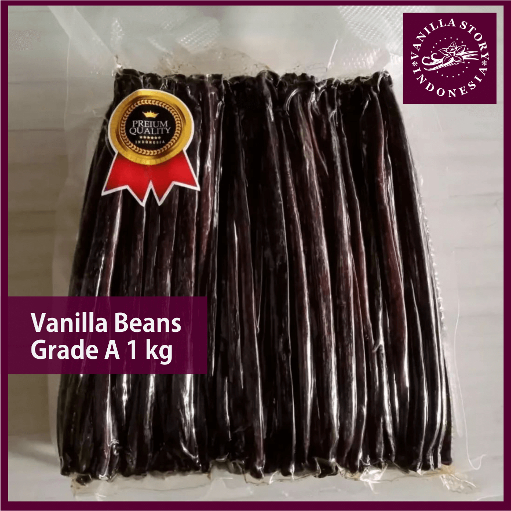 

Vanilla Beans Planifolia Grade A GOURMET 1 Kg - VanillaStory