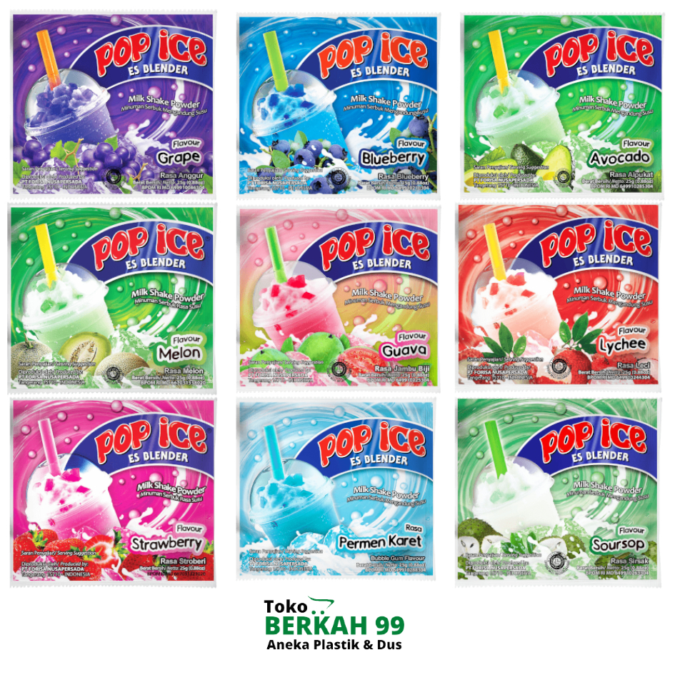 

POP ICE PER RENCENG isi 10 Fruit minuman legend