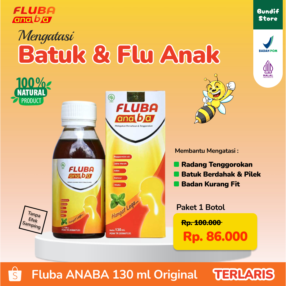 Fluba ANABA Solusi Ampuh Atasi Flu dan Batuk Anak