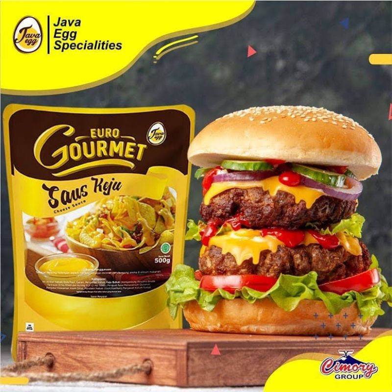 

Euro Gourmet Cheese Sauce Saus Keju 500gr