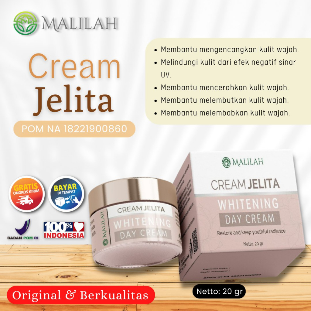 CREAM JELITA | KRIM JELITA | KRIM BPOM | Krim Glowing
