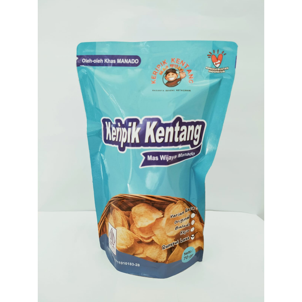 

Mas Wijaya Keripik Kentang Varian rumput laut 70gr