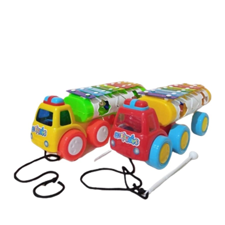 Mainan Truck Xylophone Mainan Mobil Truck Musik AU 01