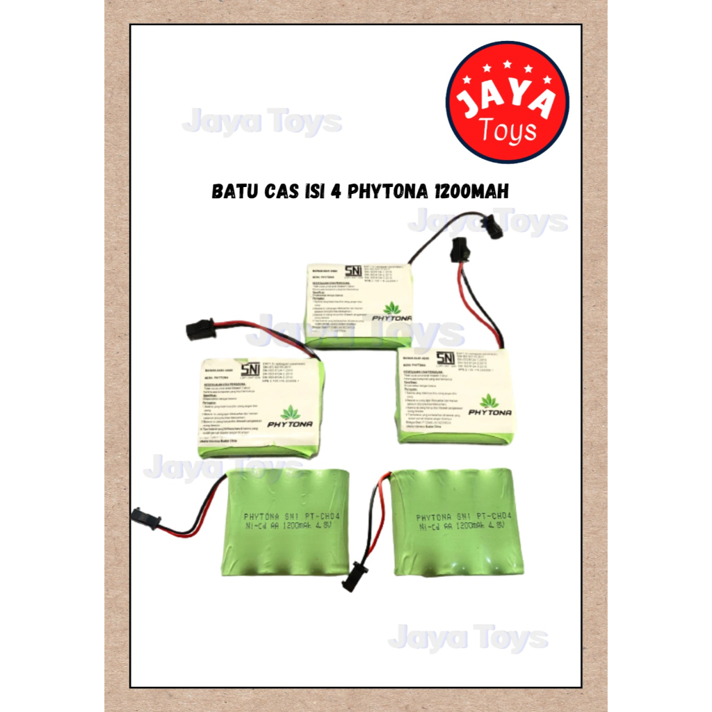 Jlelectro Baterai Chas/ Batu Chas/ Baterai Charger Dan Charger Baterai Merk Phytona