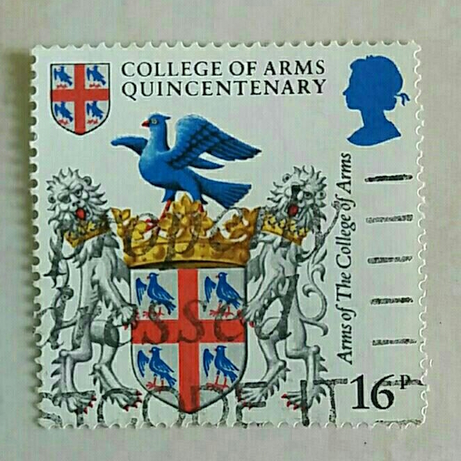 

(AD) Perangko Inggris Britania Raya 1984 500th Anniversary of College of Arms 16p Used