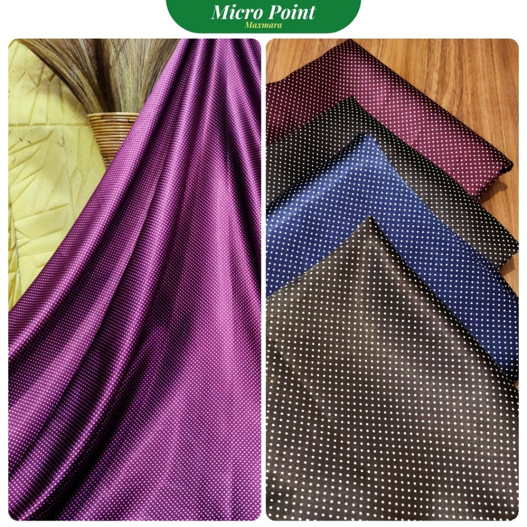 MXMKG3 - Kain Satin Maxmaraa Silk Motif Terbaru Lembut Halus Bahan Gamis, Setelan, Mukena Dll Micro 