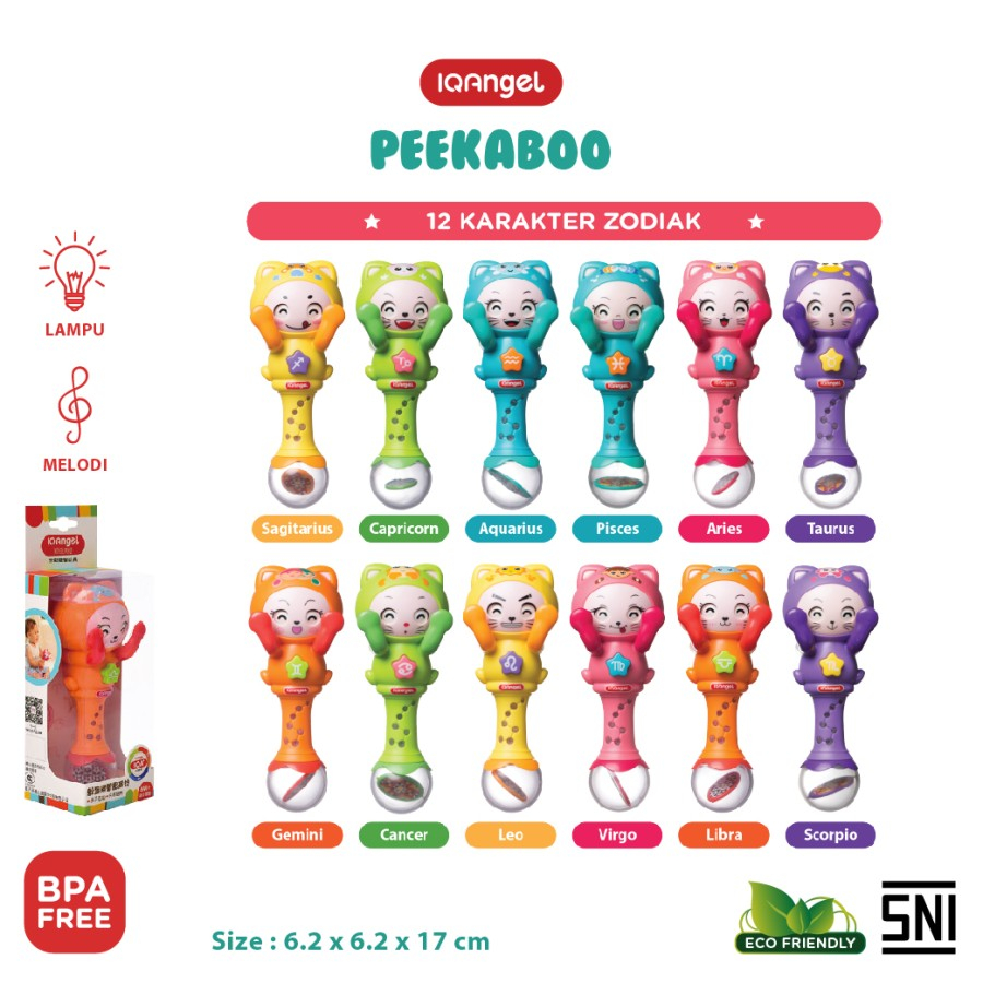 IQ ANGEL PEEKABOO SMART RATTLE - IQ962