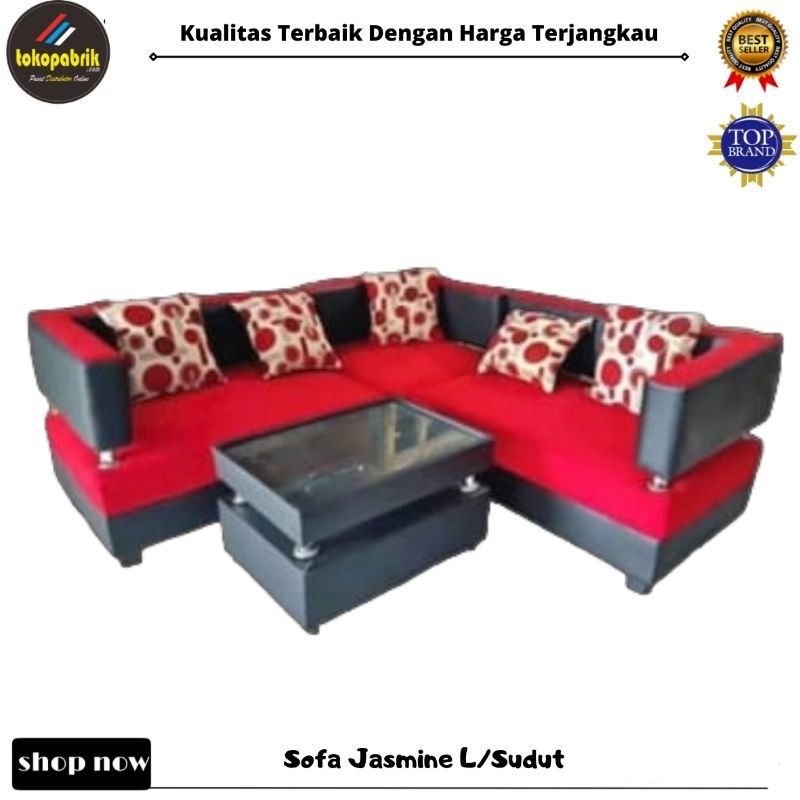 Sofa Jasmine L Sudut / Sofa Sudut 221 Minimalis Murah Bandung Bogor Bekasi
