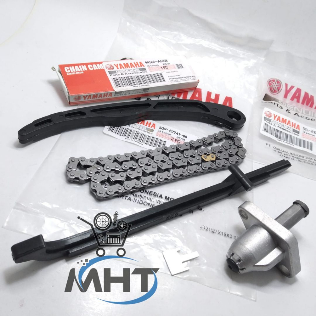 KARET LIDAH TENSIONER YAMAHA VEGA ZR + RANTAI KETENG + TONJOKAN KETENG Karet Tensioner Lidah Keteng 