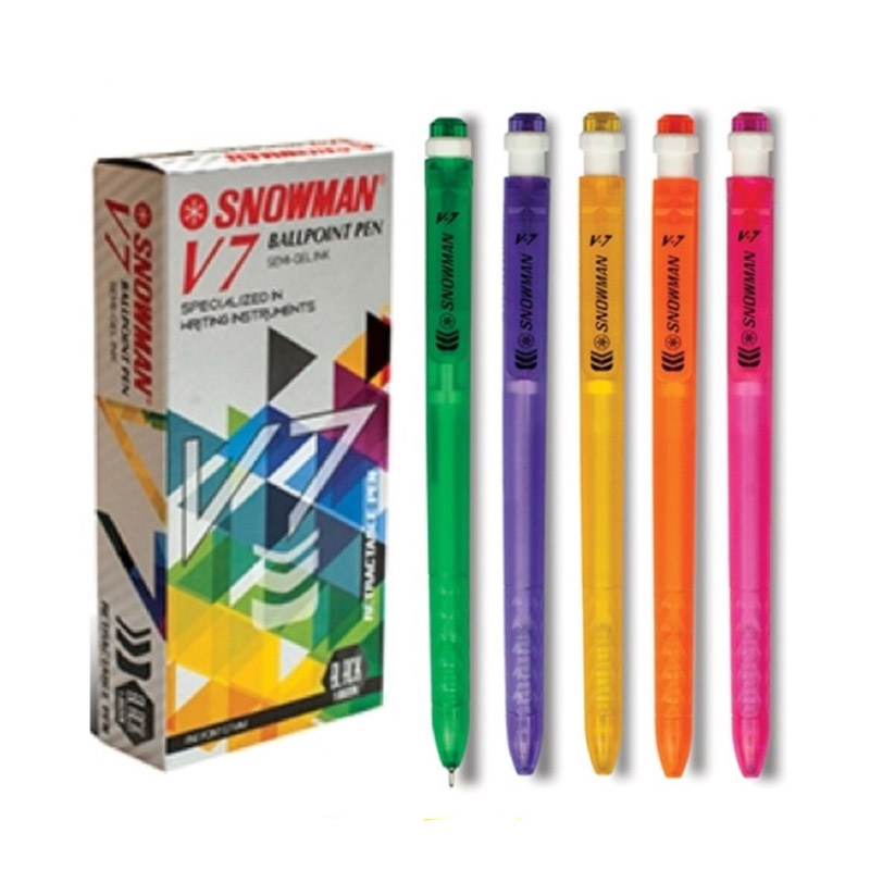 

Ballpoint Snowman V7 (hitam)