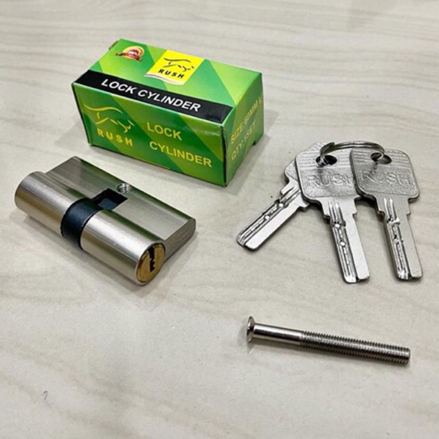 RUSH BESAR anak kunci pintu rumah besar cilinder cylinder silinder 3 key komputer door lock cylinder