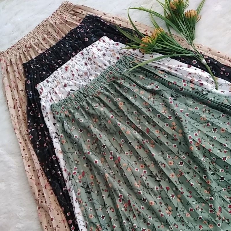 Rok Motif Bunga Hana // Bawahan Wanita Muslim