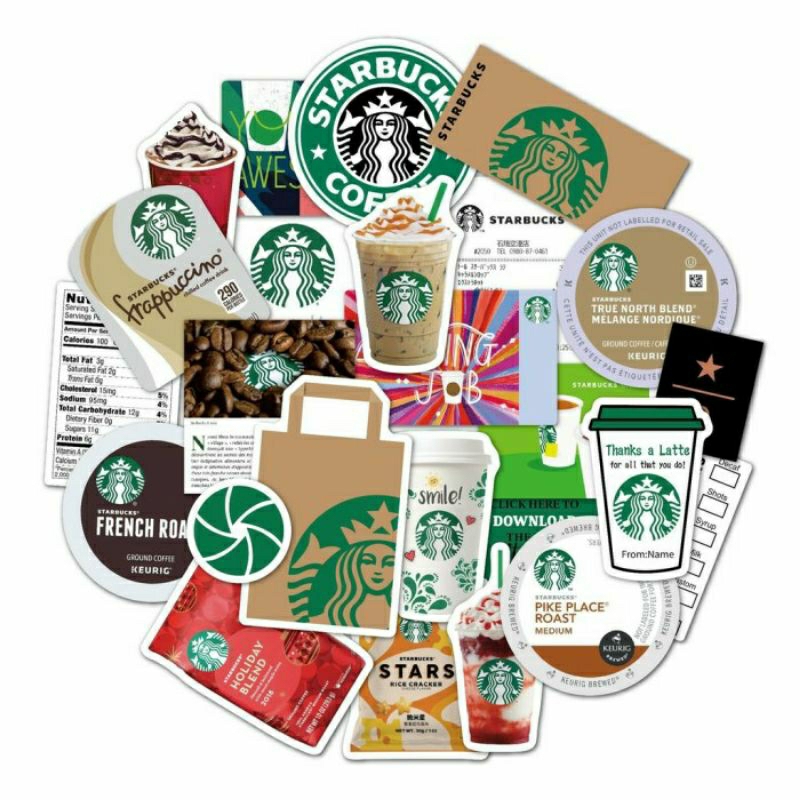 

Stiker Cutting Aesthetic STARBUCKS Vinyl Stiker Laptop Helm|Stiker Koper Hp Dan Lainnya