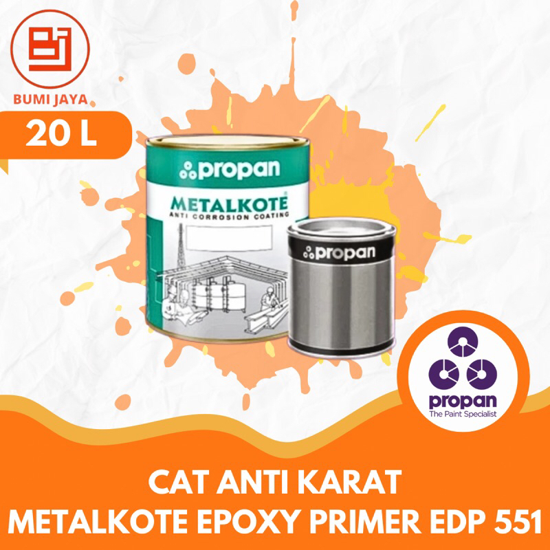 cat anti karat propan metalkote epoxy primer edp 551 set 20 ltr