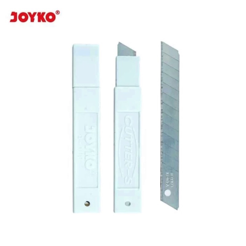 

Isi Cutter Joyko A-100M Blade Refill Pisau Pemotong 1 Tube 5 Pcs ( Kecil )