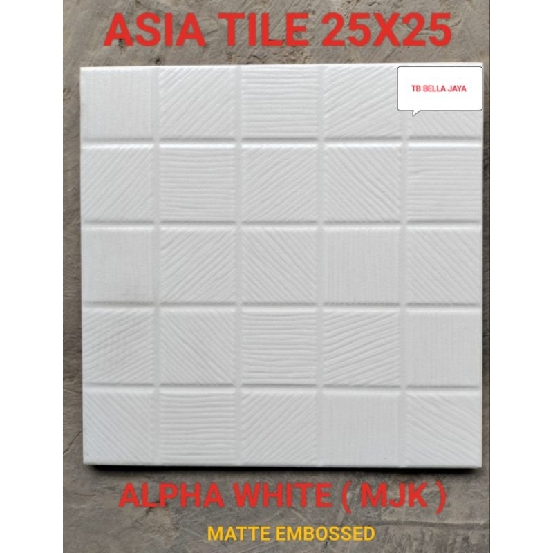 Keramik Lantai Matt Asia Tile Alpha Series Ukuran 2525