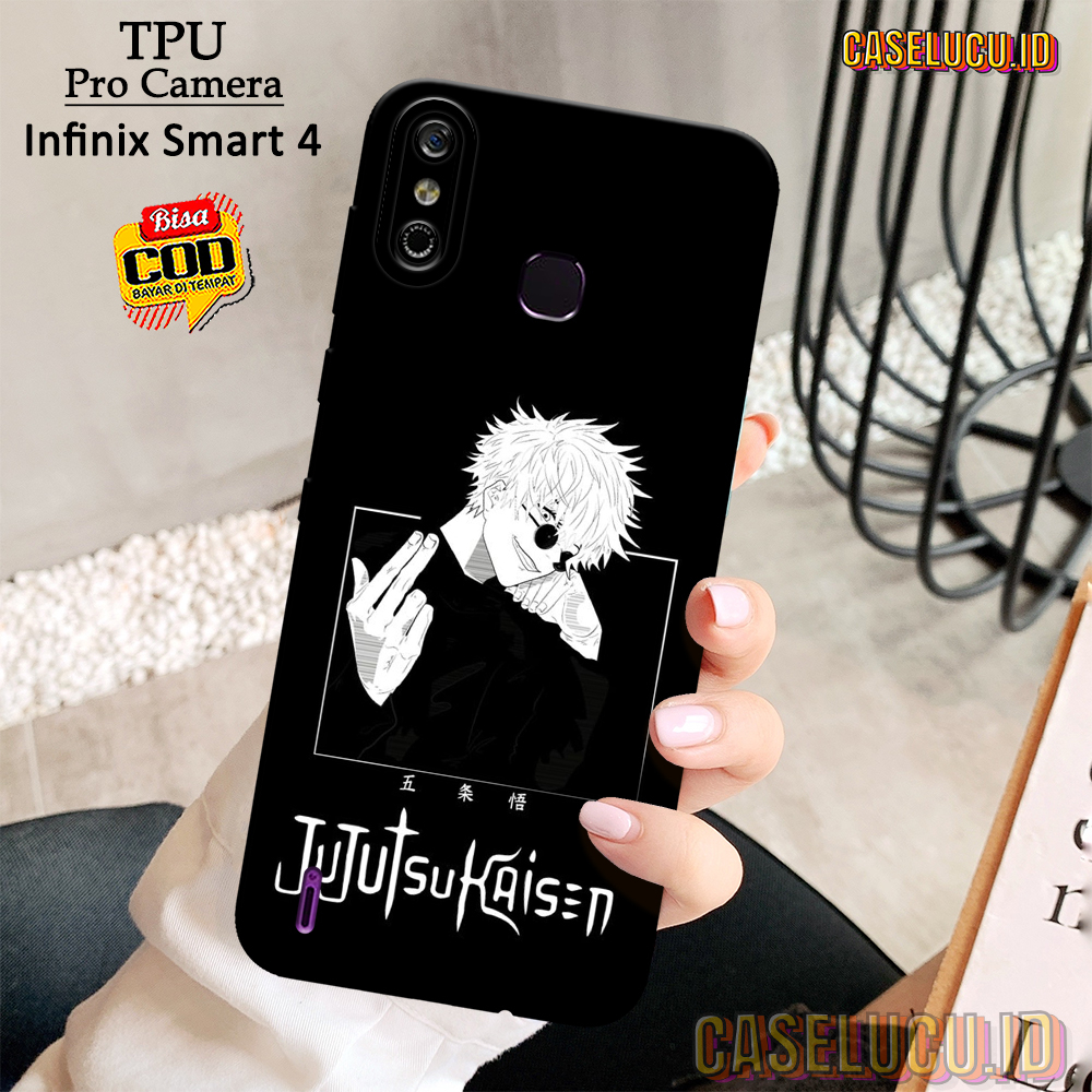 Casing Hp Infinix Smart 4 Terbaru - Fashion Case Anime - Case Infinix Smart 4 - Soft Case Hp Infinix