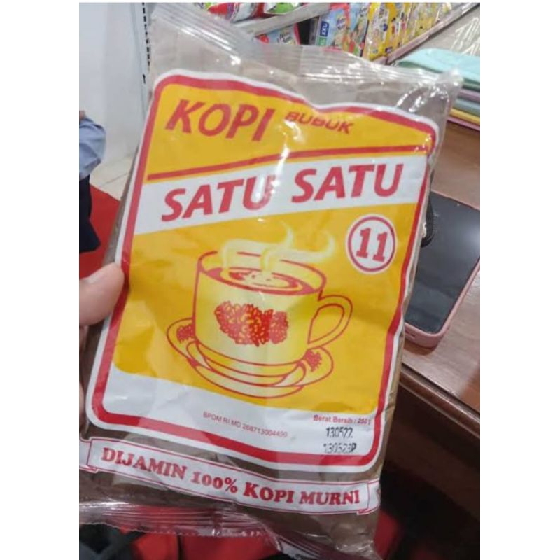 

Kopi Satu satu 100% kopi murni