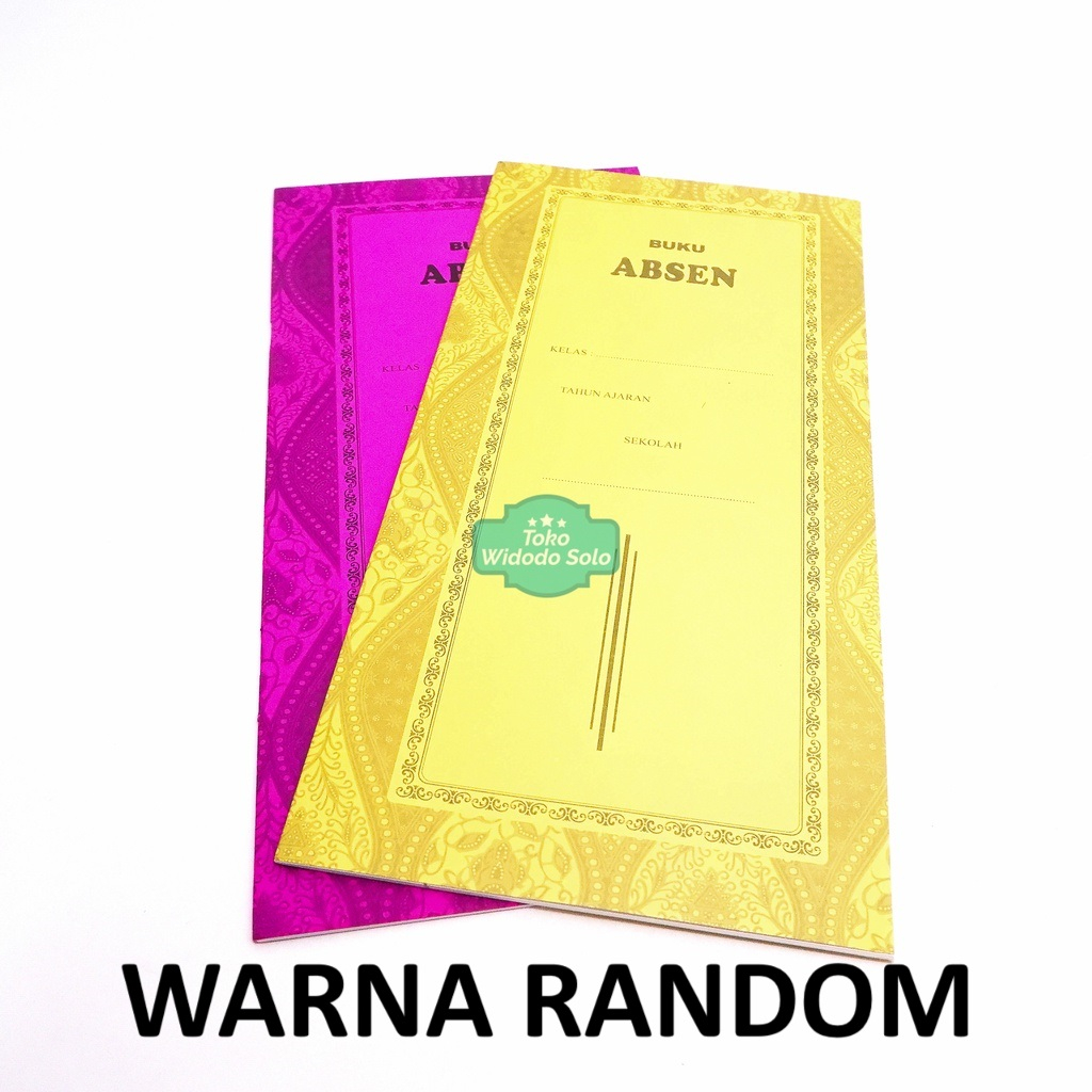 

Buku Absen Sekolah Lama Daftar Murid 15x32,5cm 14 Lembar - 1 Buku