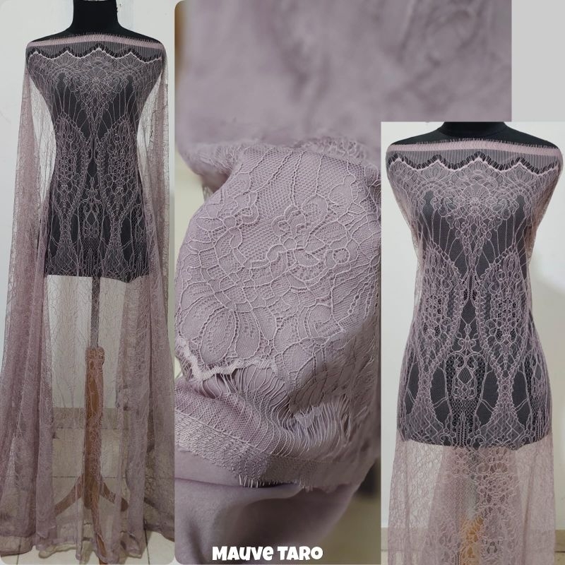 Brokat Chantilly, Chantilly Lace, Chantilly, Bahan Chantilly