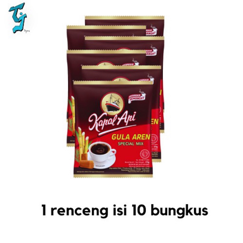 

Kopi KAPAL API special mix gula aren. 1 Renceng @10sachet.