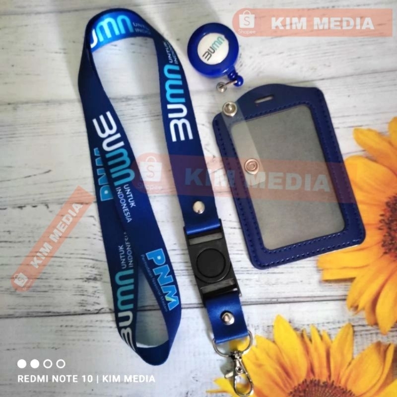 

Tali PNM BUMN tali idcard PNM bumn / lanyard PNM BUMN ready bisa ecer
