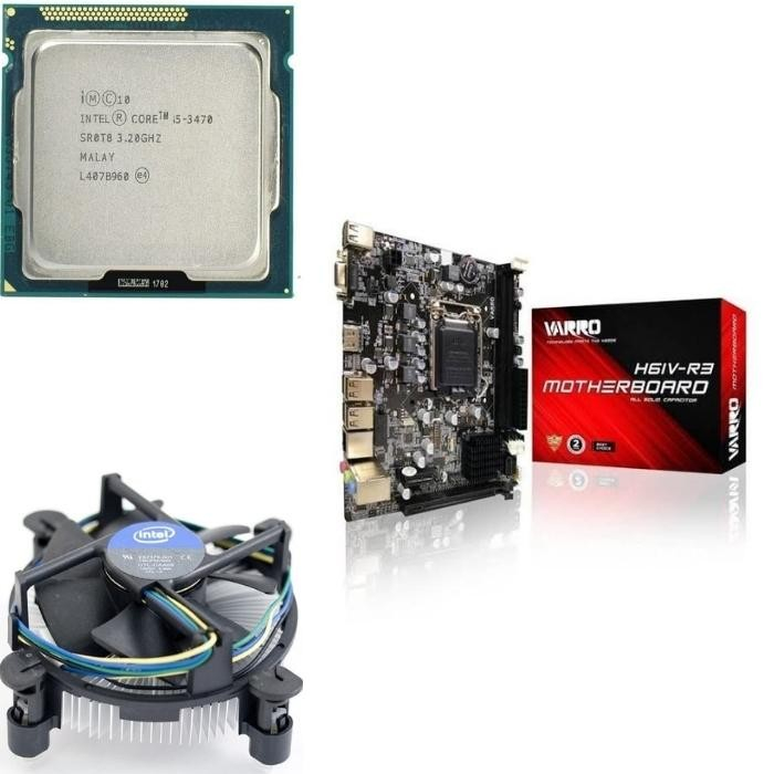 PAKET MOBO H61 & Intel Core i5 2400 + Memory 8GB