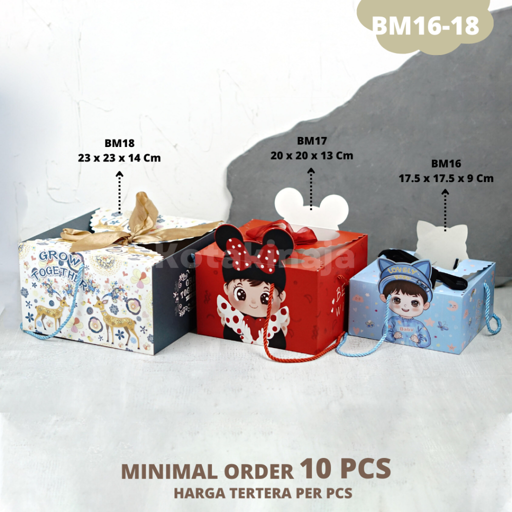 

Box Souvenir Anak / Giftbox Anak / Hampers Anak / Box Ulangtahun Anak I BM16-BM18