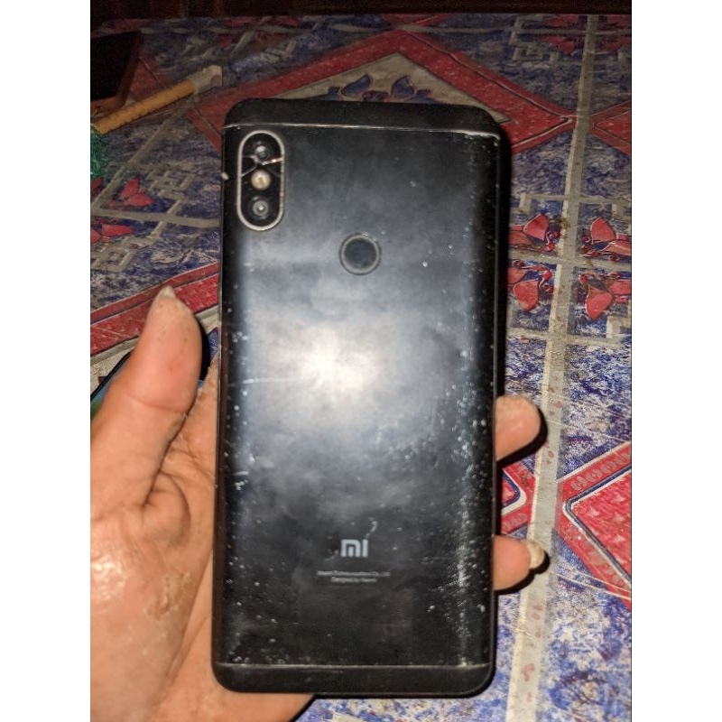 redmi note 5 ram 3 minus lcd hancur frame utuh notif bunyi telpon nyambung