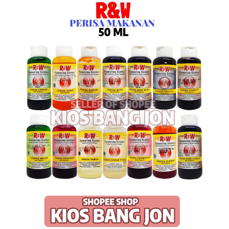 

Perisa Makanan Dan Minuman R&W 50 ML