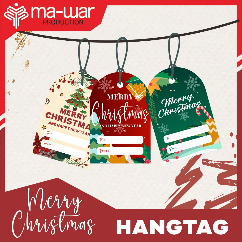 

Hang Tag Label Natal | LAbel Souvenir Natal Custom